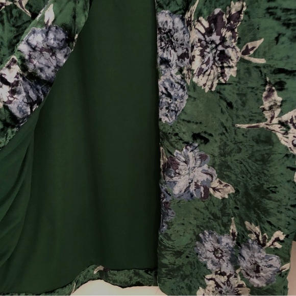 Eva Franco Velvet  Floral Jacket Size Large - Picture 5 of 9